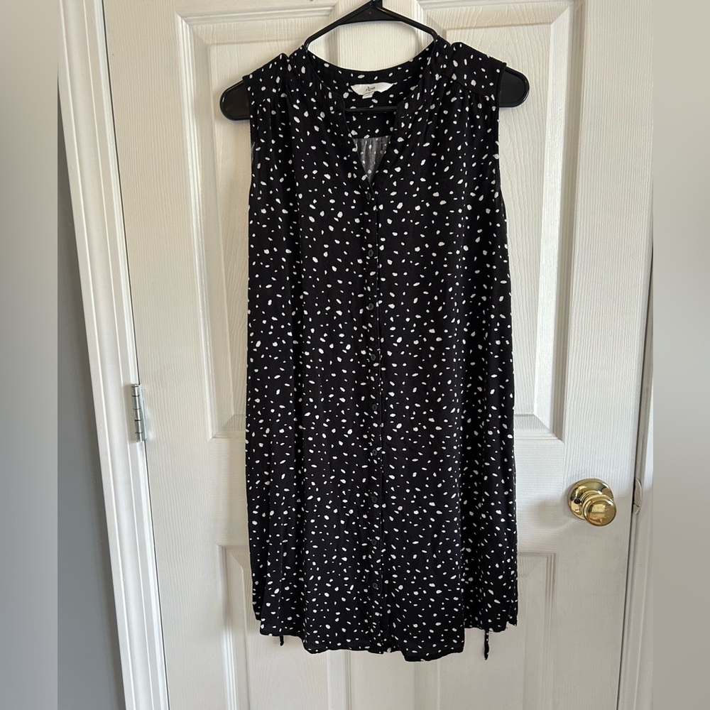 Ripe Black and White Patterned maternity Dress